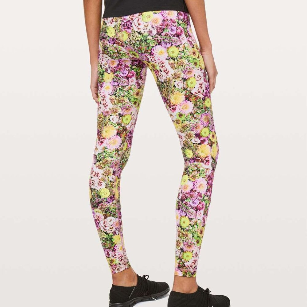 Lululemon Wunder Under High-Rise Tight Nulux 28" Inflorescent Multi, size 6